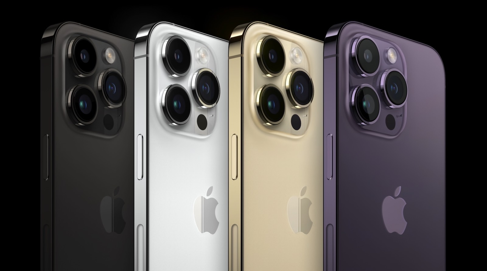 iPhone 14 Pro and iPhone 14 Pro Max color options.