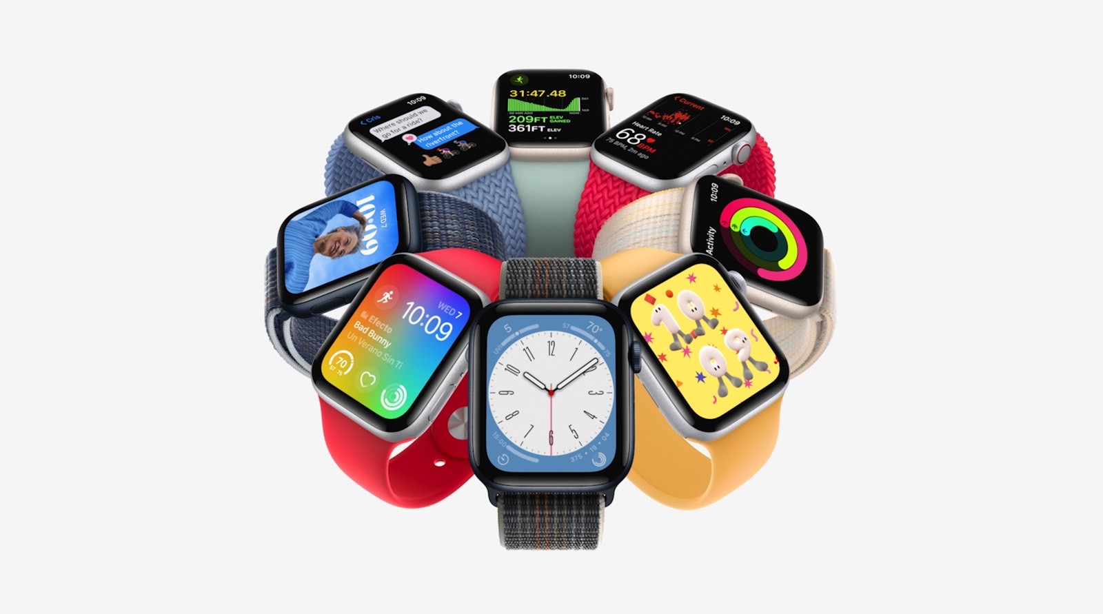 Apple Watch Series 8, Apple Watch SE 2, and Apple Watch Ultra are
