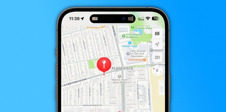 iPhone: Drop pin on Apple Maps