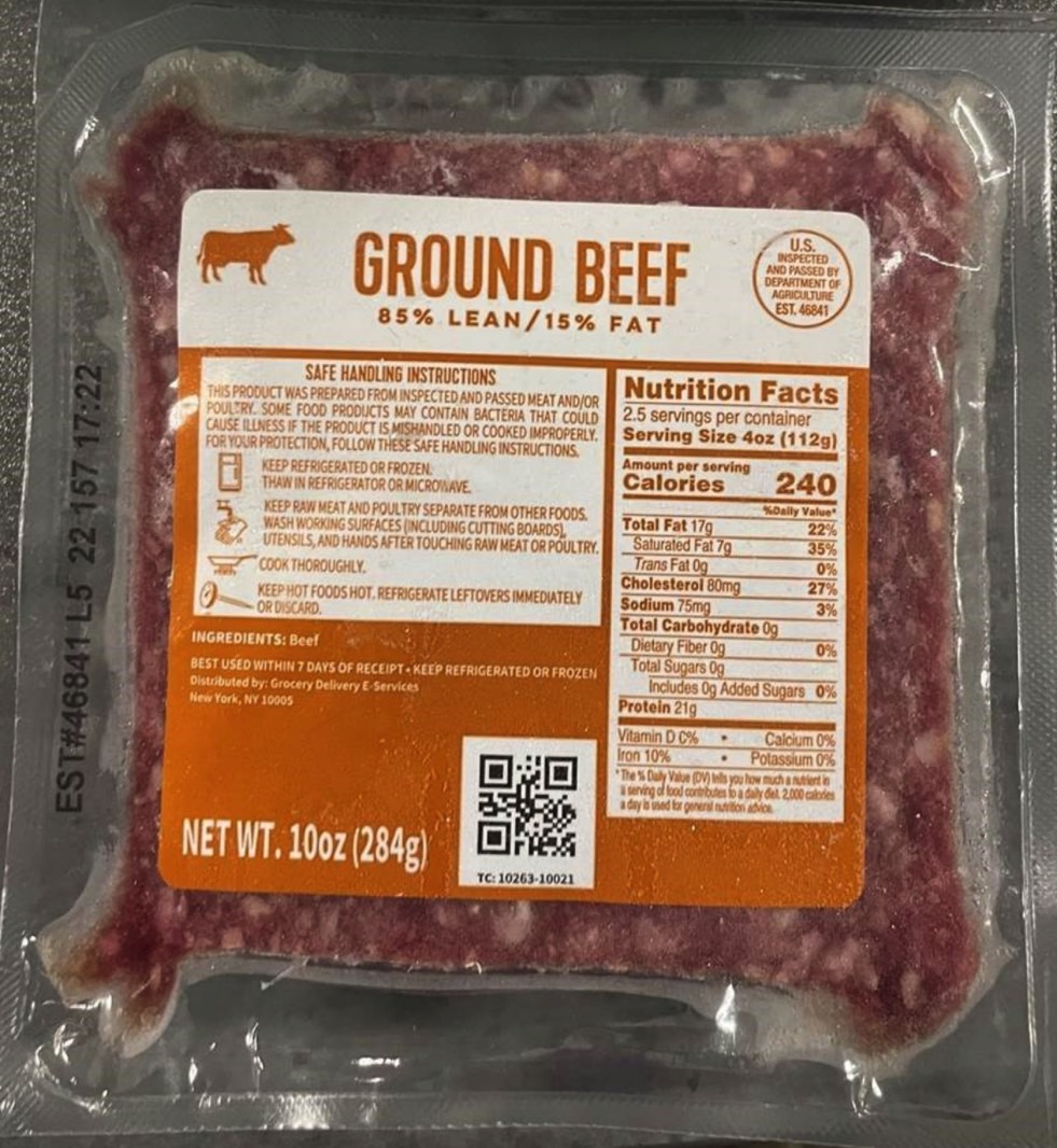 HelloFresh meal kits public health alert: Ground beef product might be contaminated with E. coli.