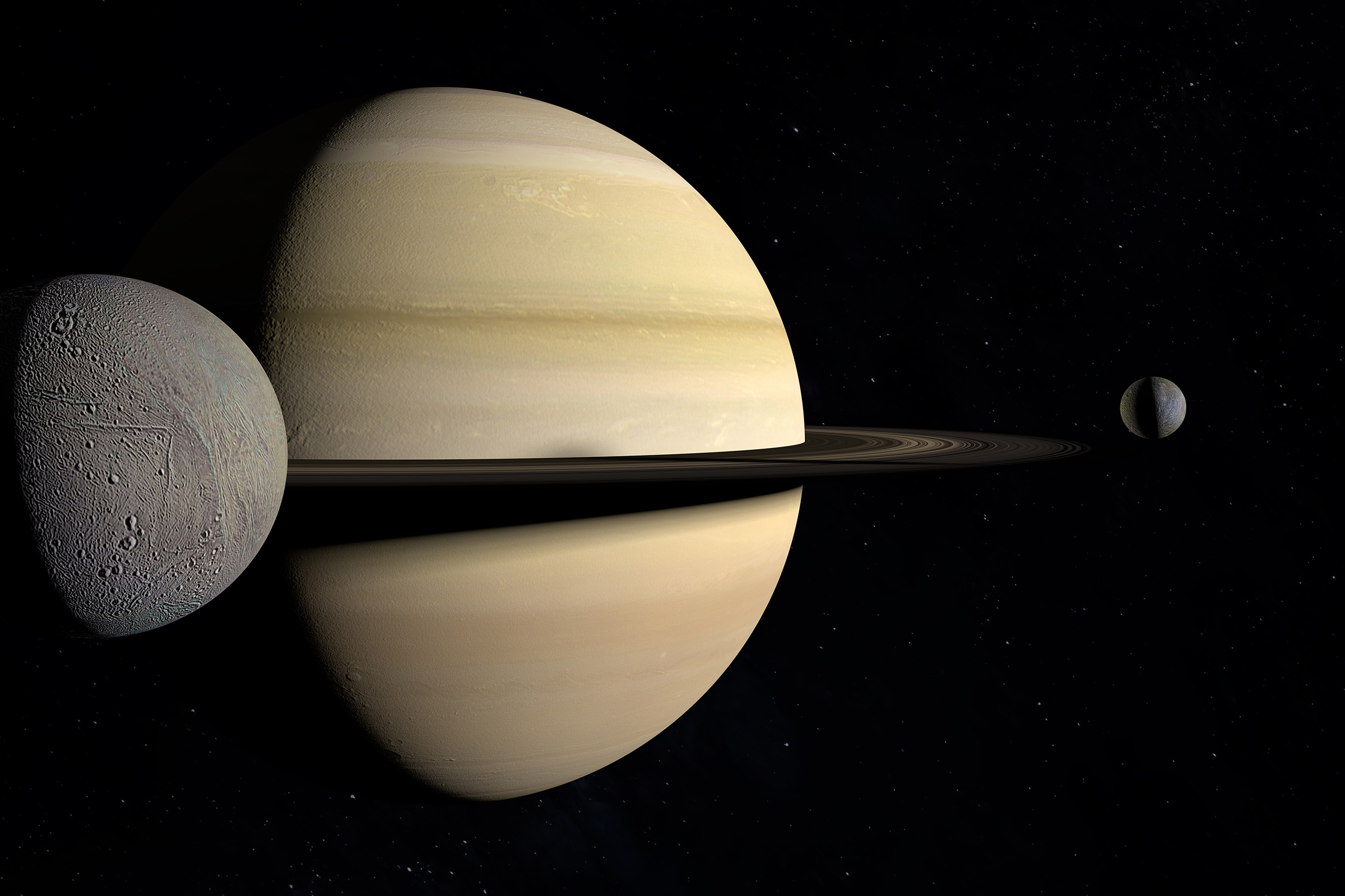 enceladus with saturn