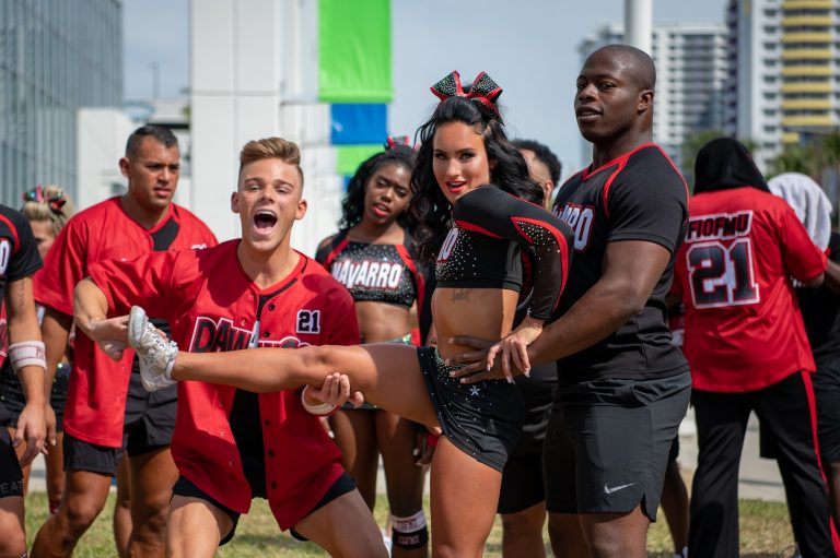 Gabi Butler and TT Barker in Cheer.