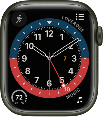 GMT watch face