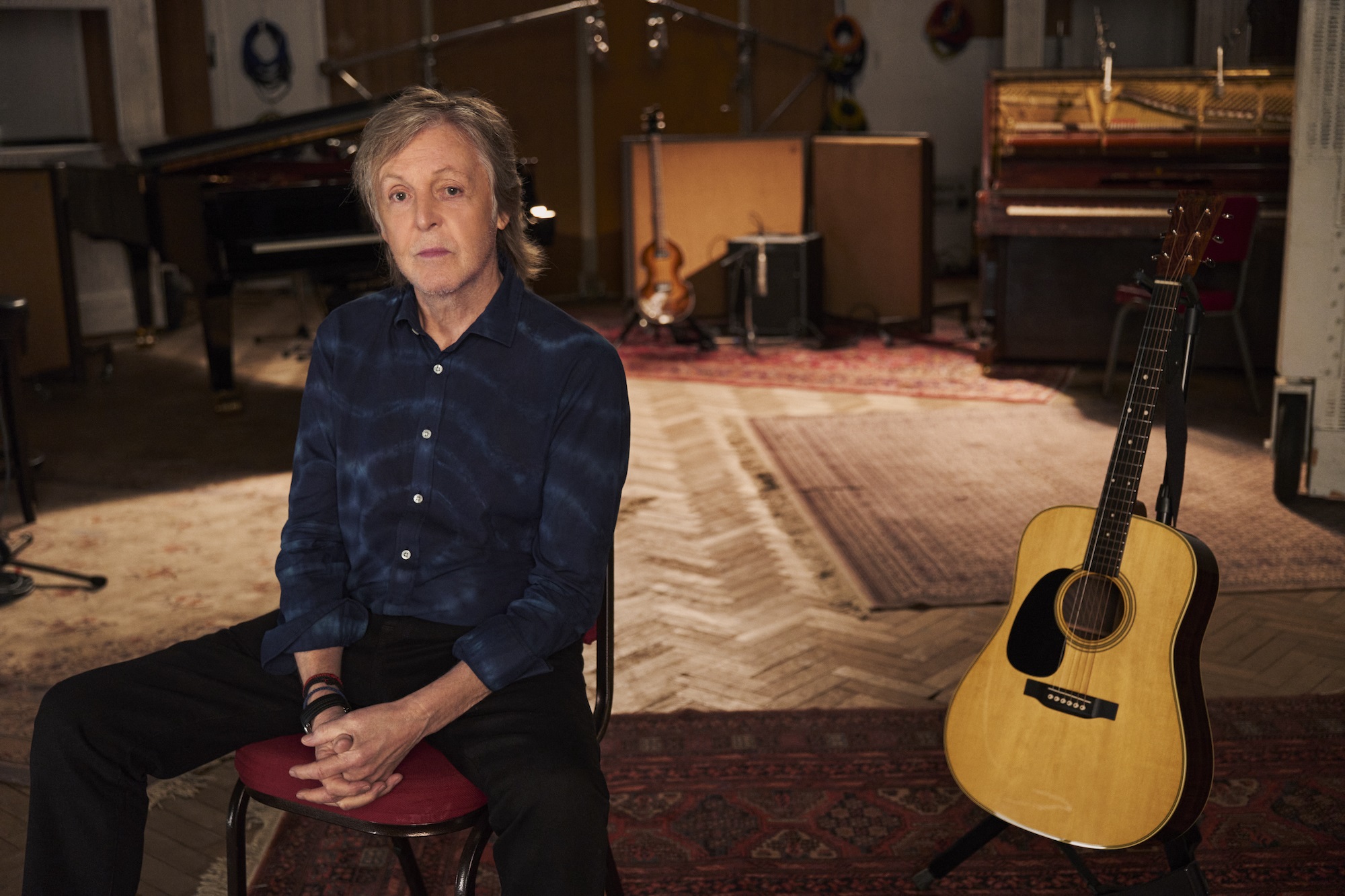 Sir Paul McCartney, in Studio 2 Abbey Road.