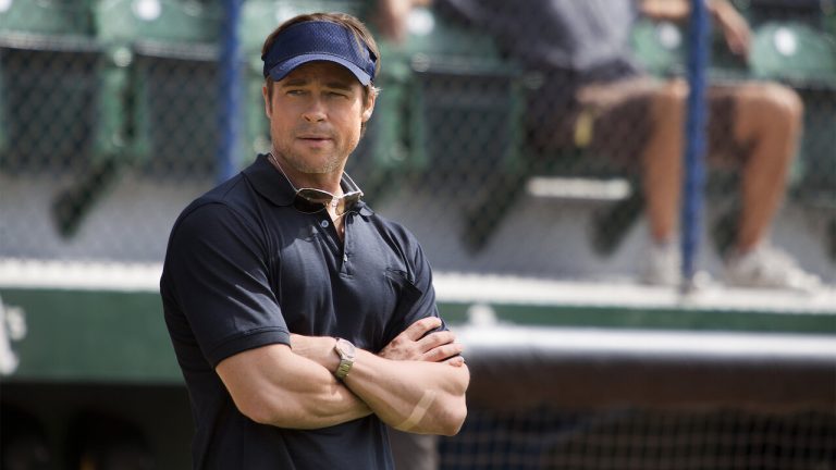 Brad Pitt in Moneyball.