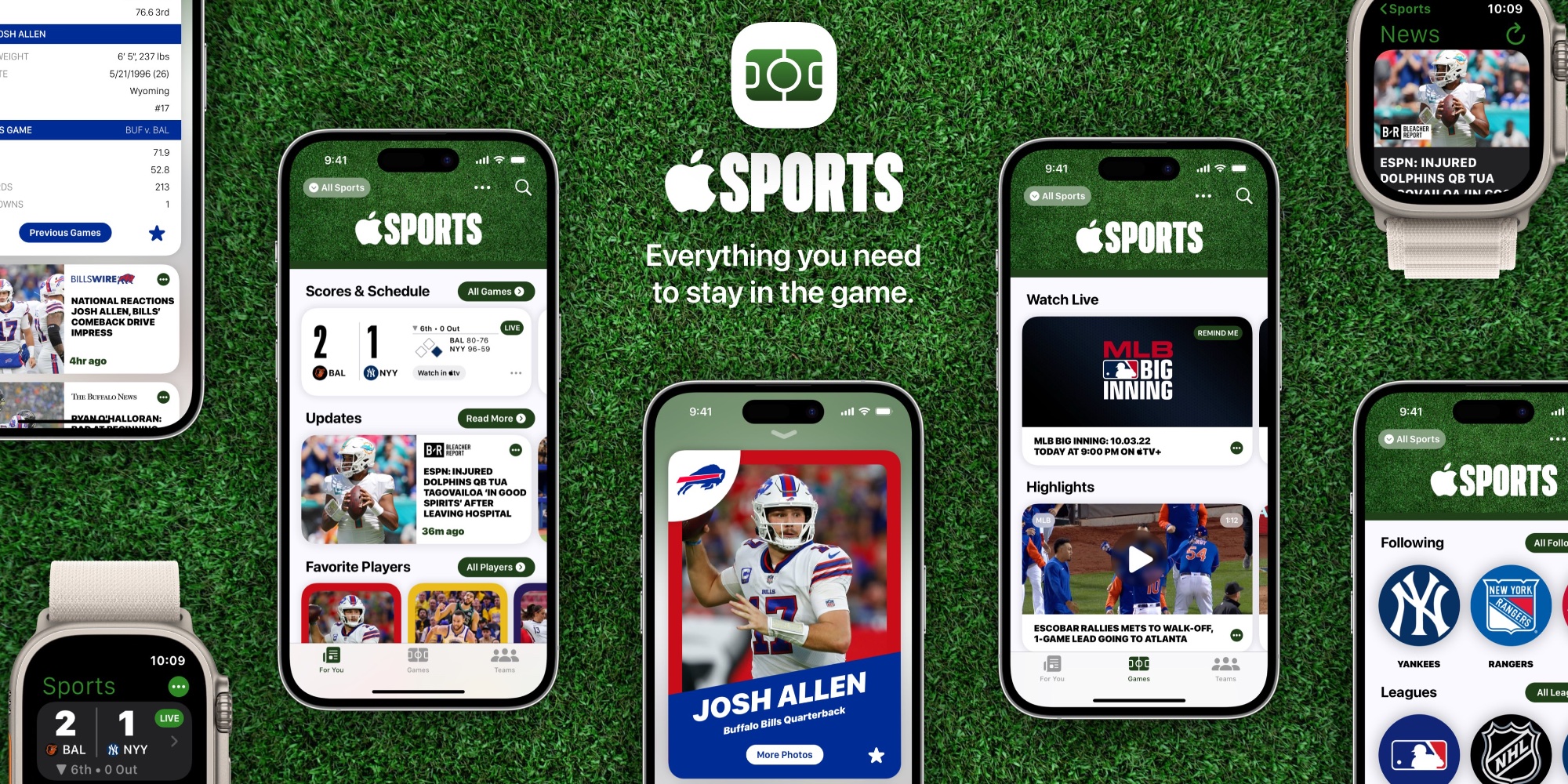 Concept Apple Sports app as hub for TV+ content and news