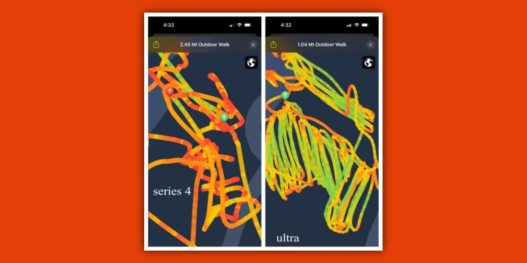 Apple Watch Ultra GPS comparison