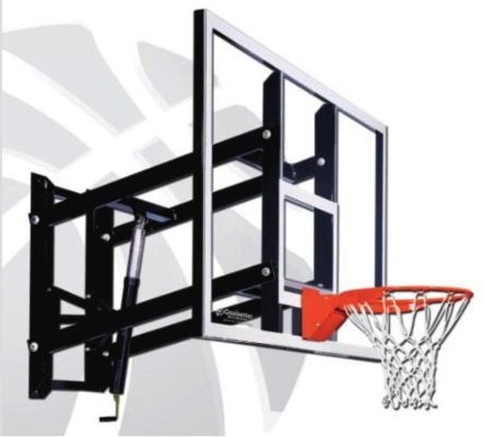 Basketball goals recall: Wall Mount Series Adjustable and Fixed Height Goalsetter 72-inch, 60-inch, and 54-inch goals.