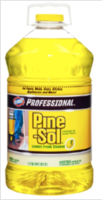 Clorox recall: Clorox Professional Pine-Sol Lemon Fresh Cleaner.