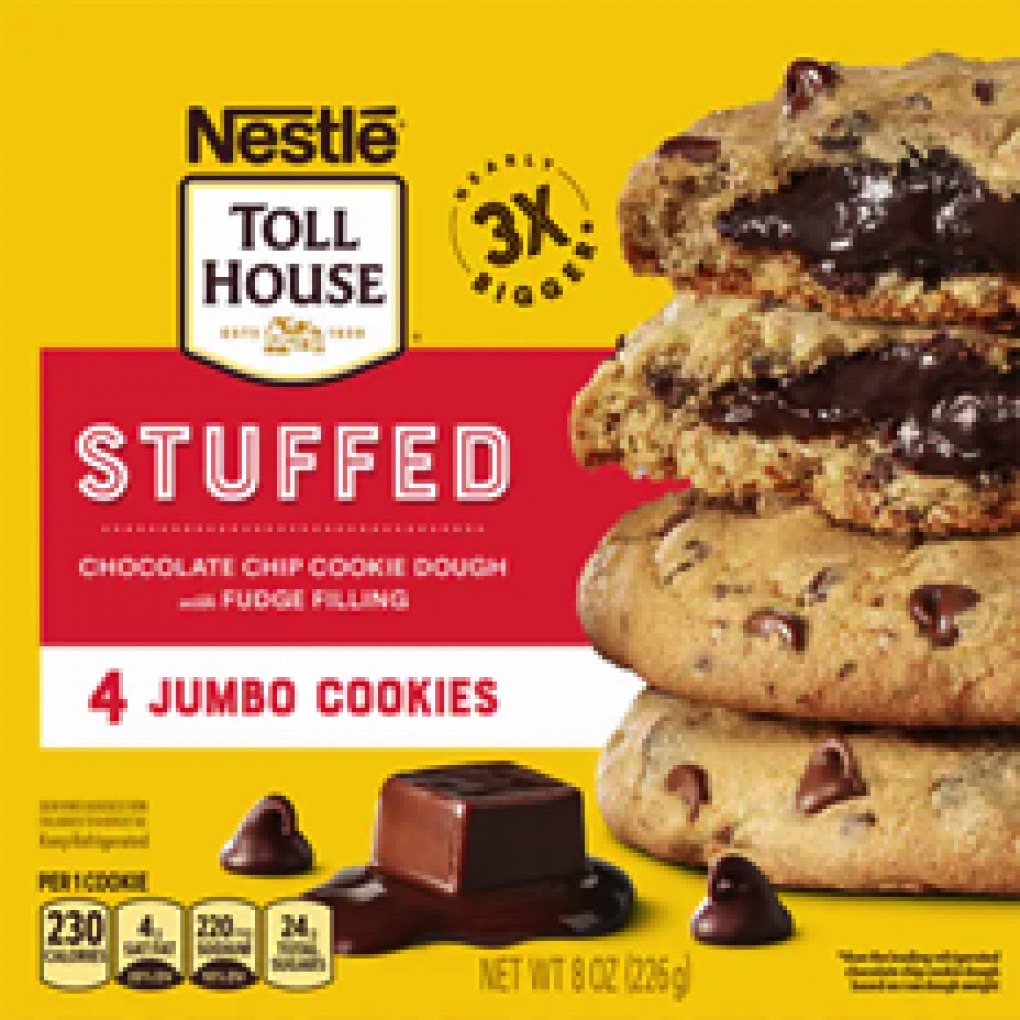 Nestlé Chocolate Chip Cookie Dough recall: Front side of the package.