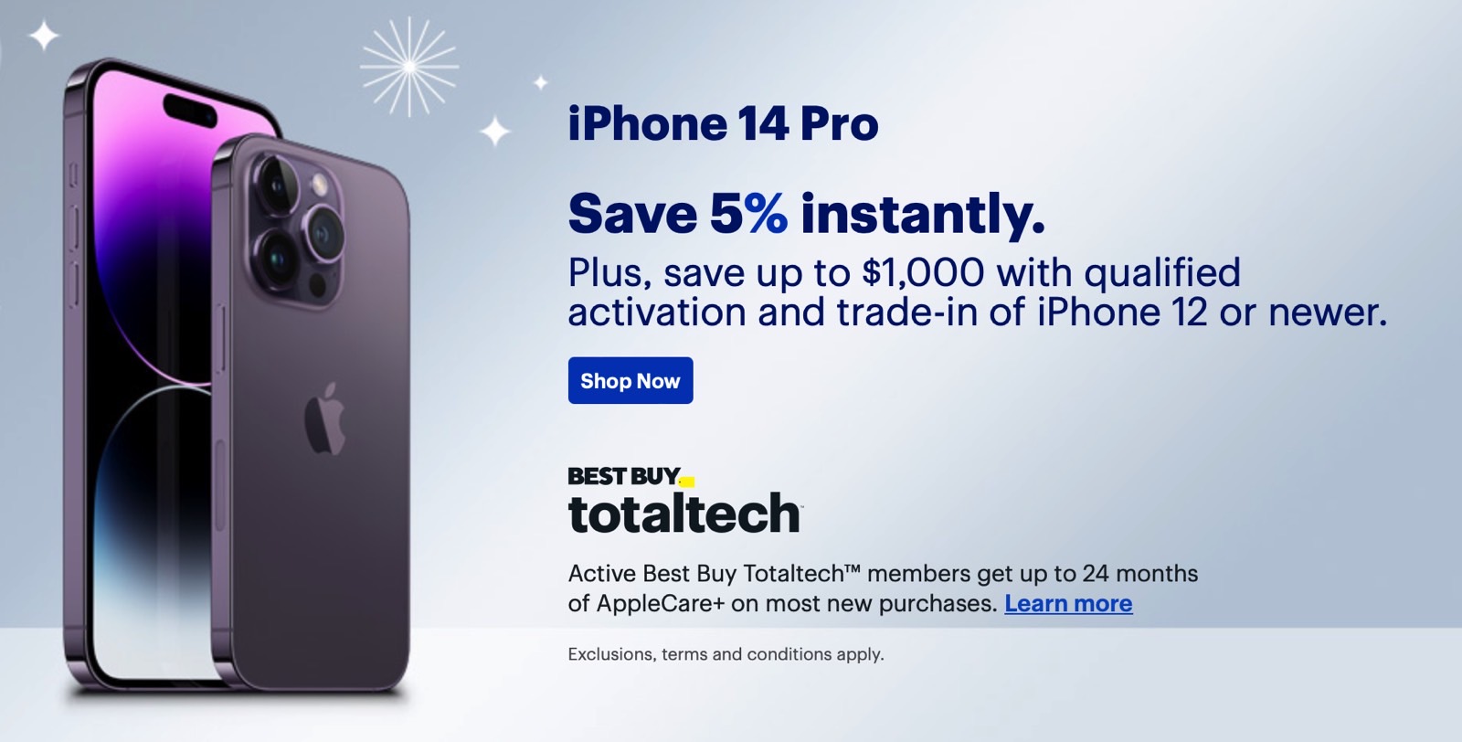 iPhone 14 Pro deals in Best Buy's Black Friday offer.