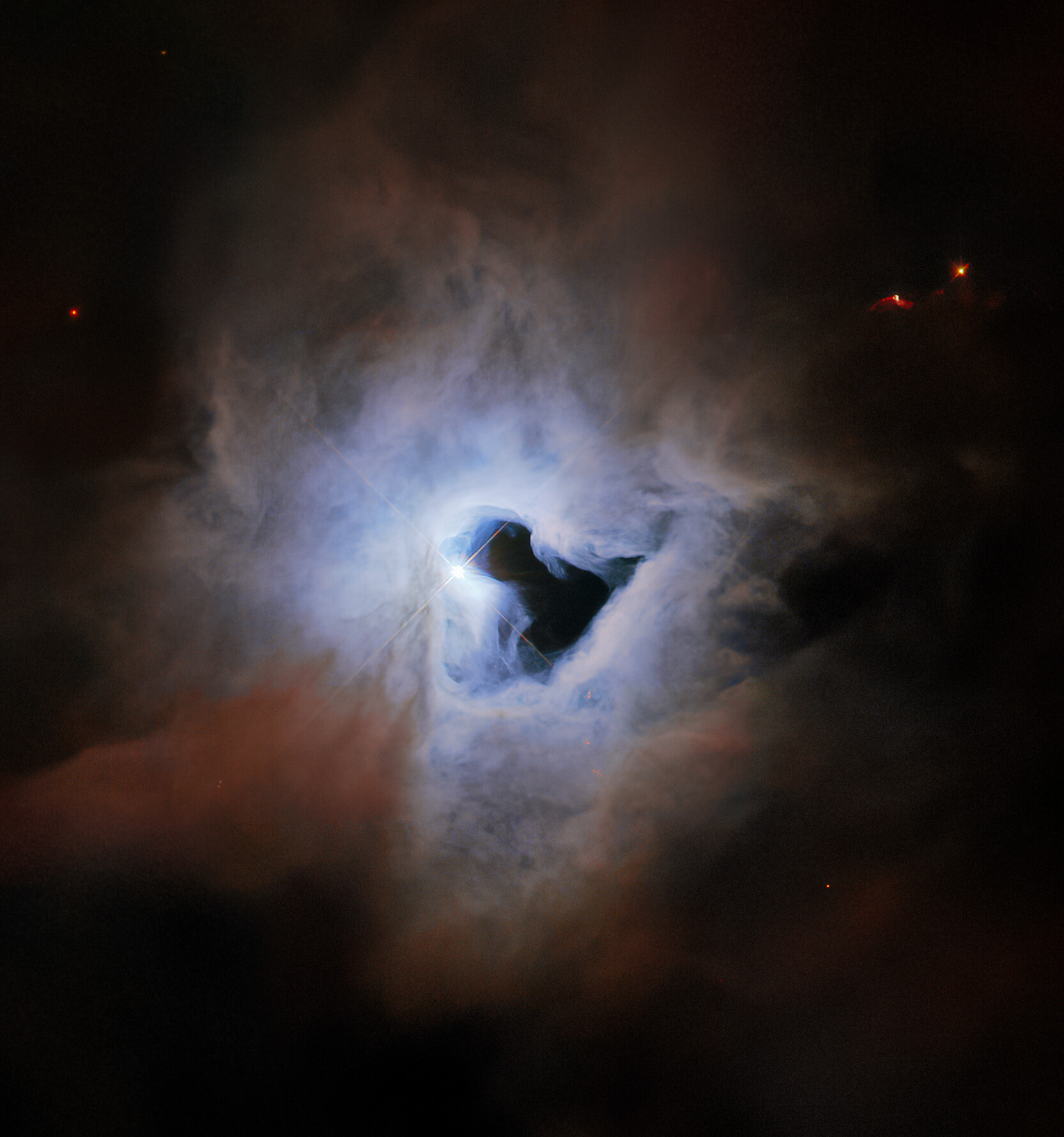 Hubble photo shows cosmic cloud making its very own bright light