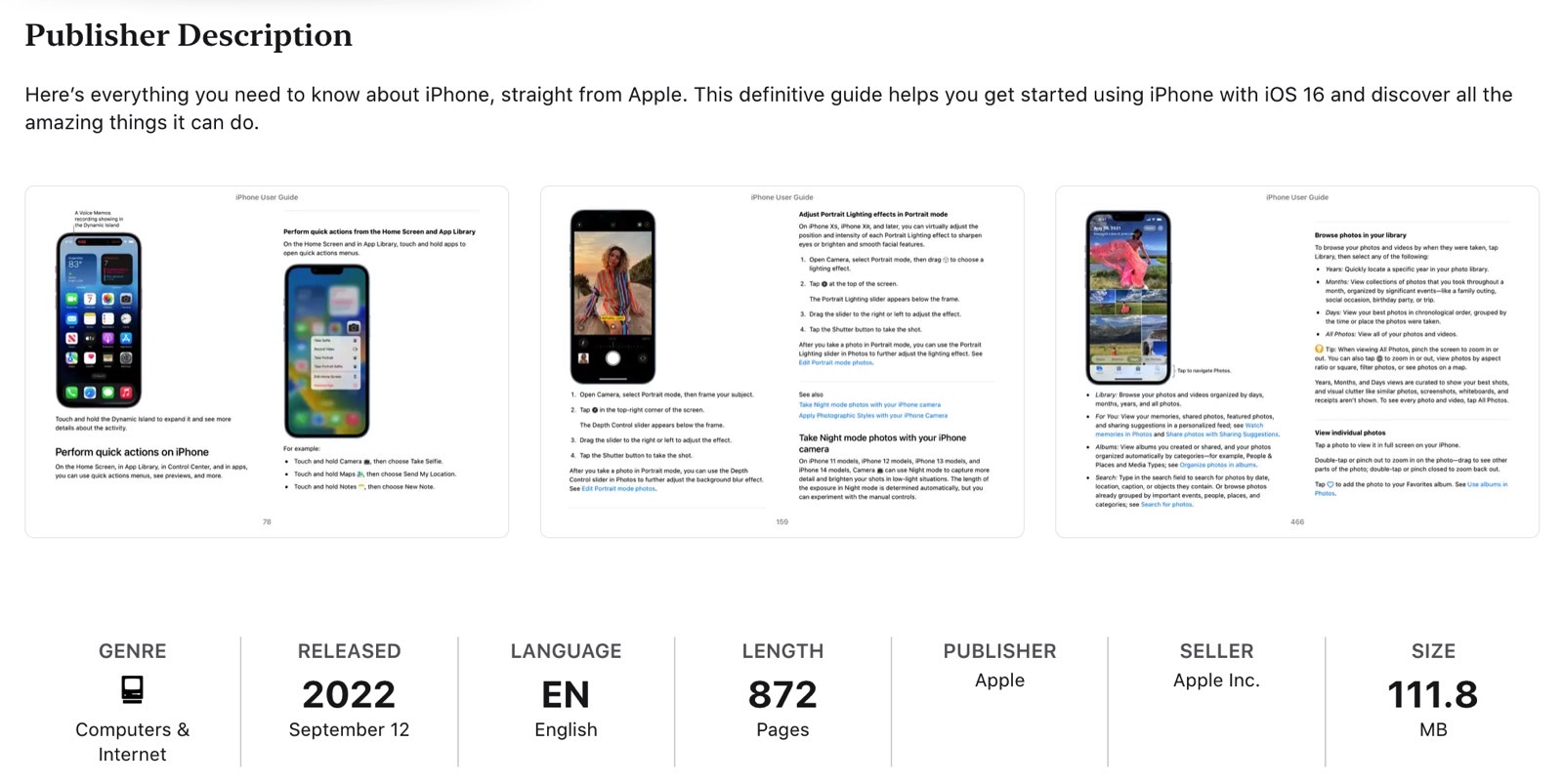 Where to find Apple's official 872-page iPhone user manual you never