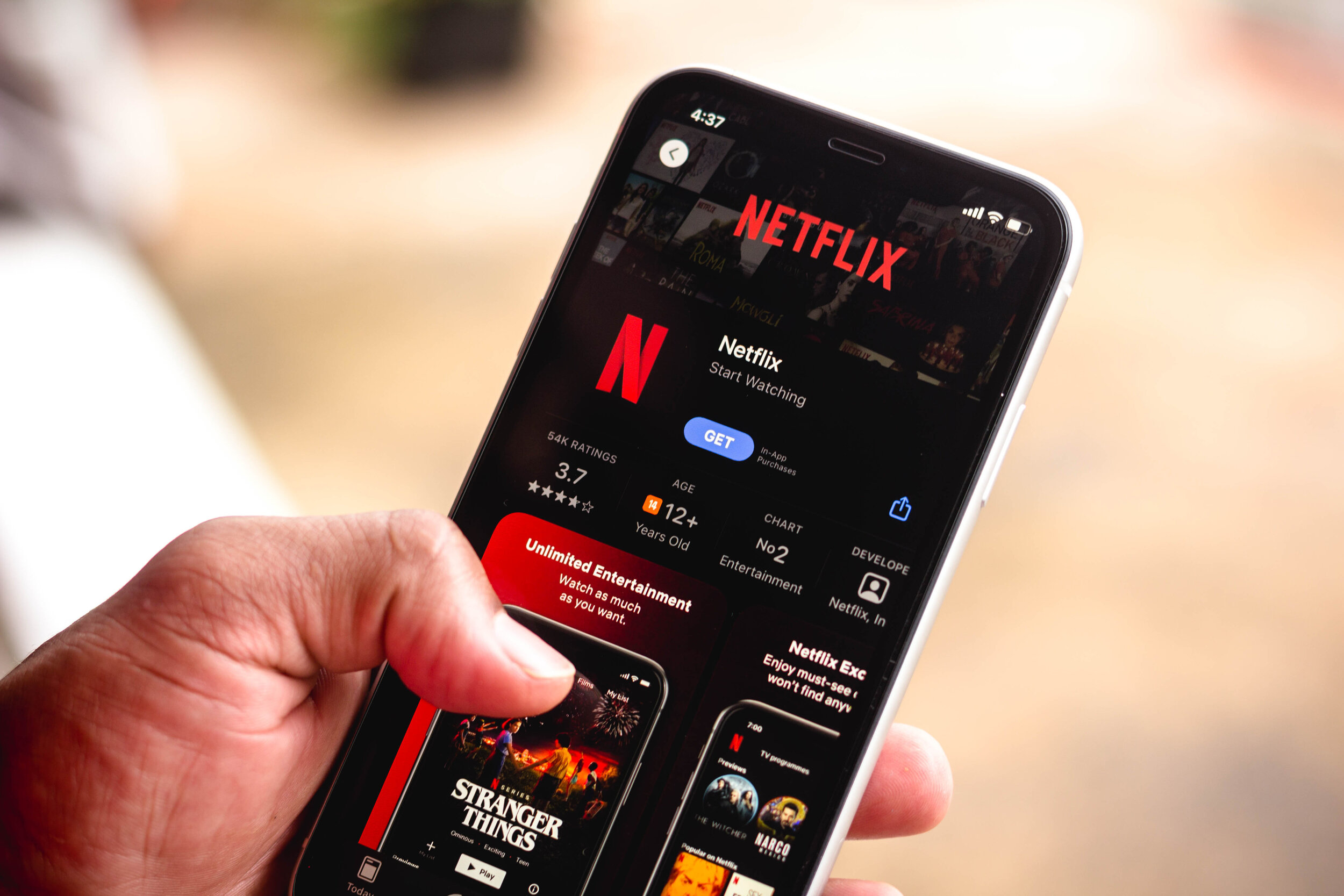 Application Netflix Sur Smartphone