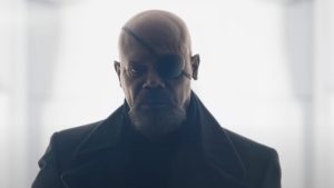 Nick Fury (Samuel L. Jackson) in Secret Invasion trailer.
