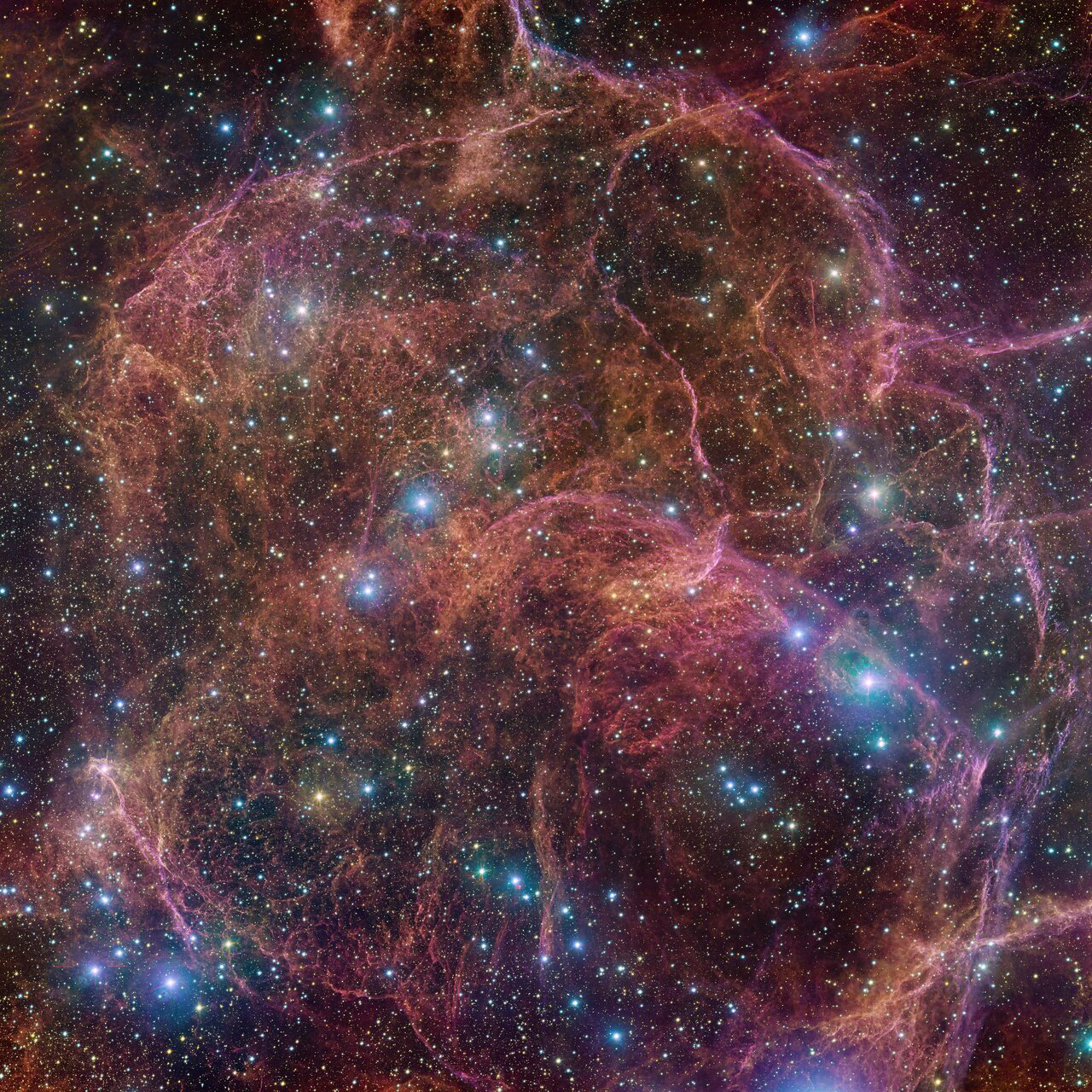 ghost of a star, supernova remnant