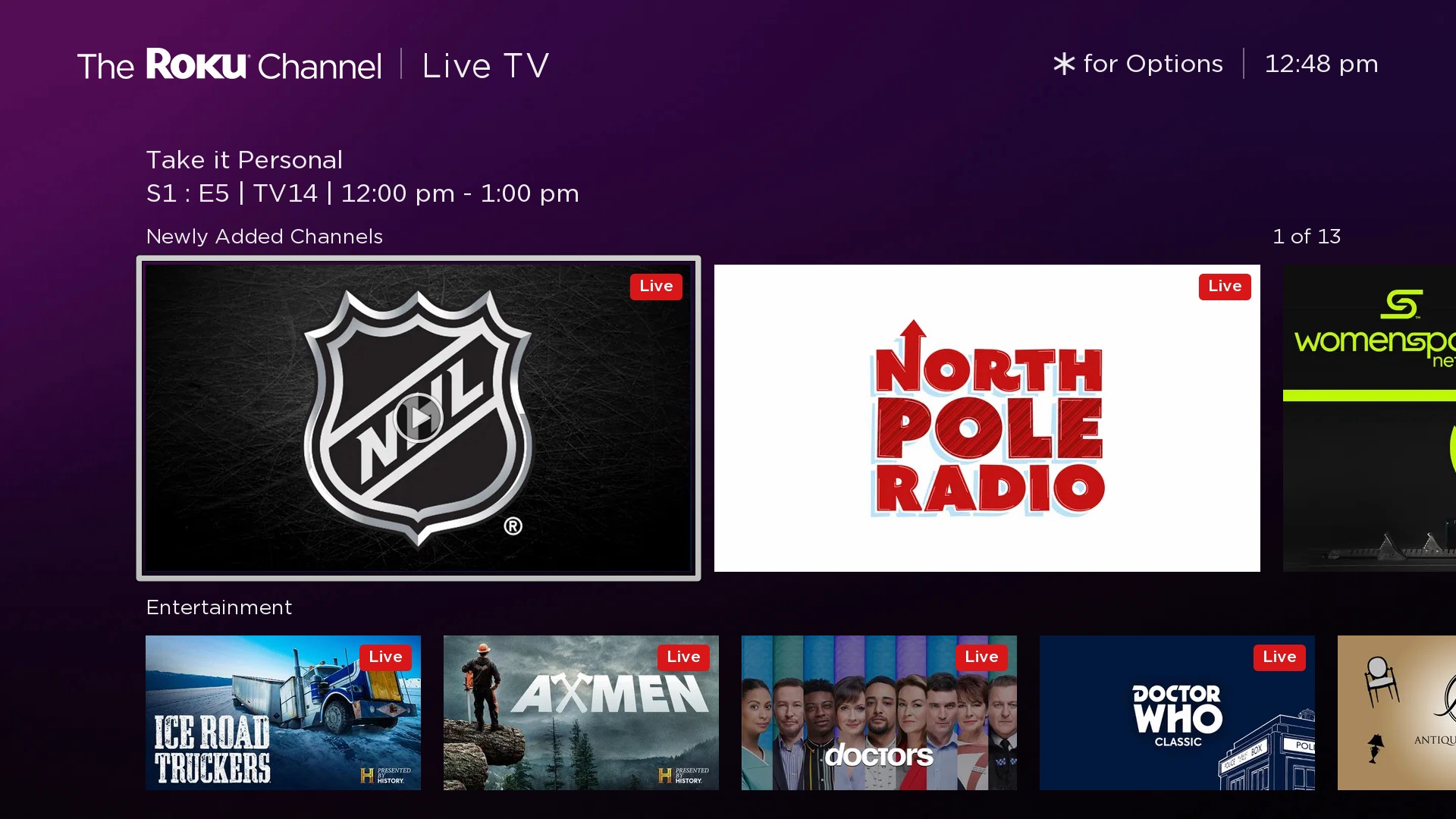 If you have a Roku, youre getting 13 new channels for free this month