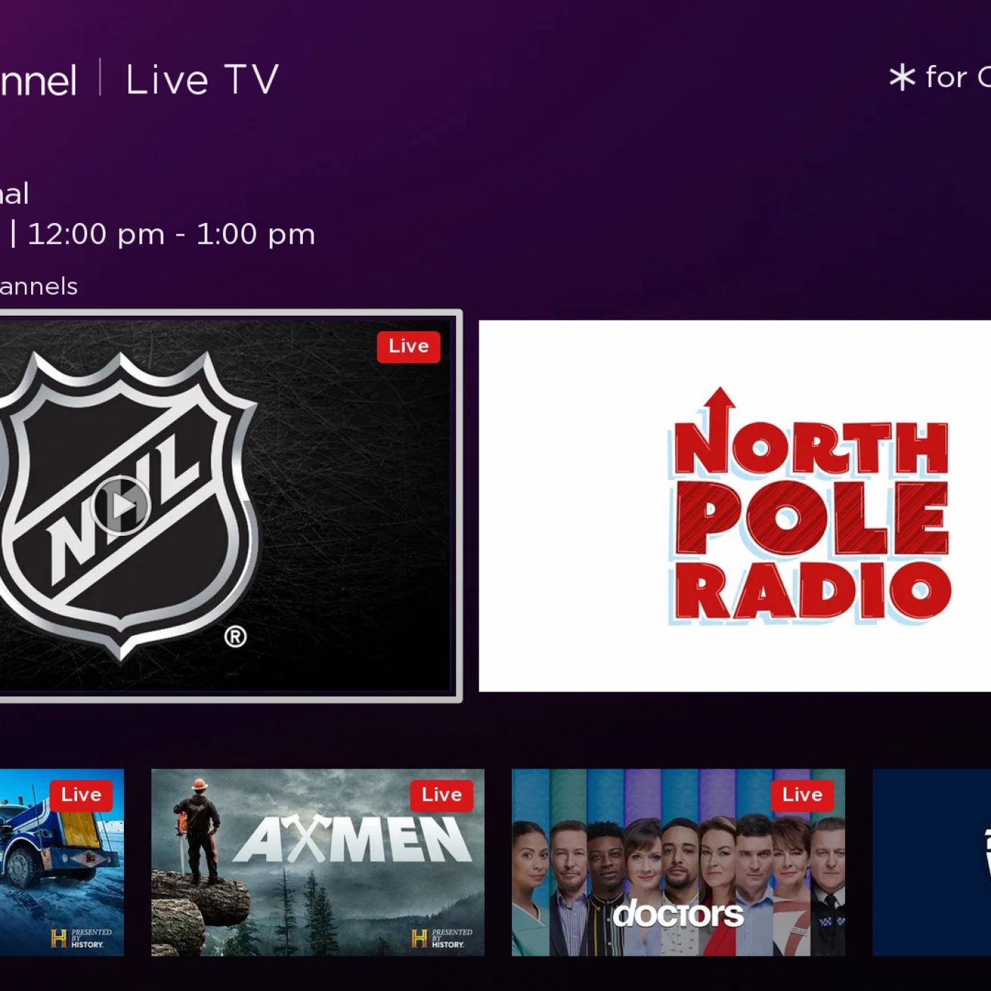 New linear channels now streaming for free on The Roku Channel