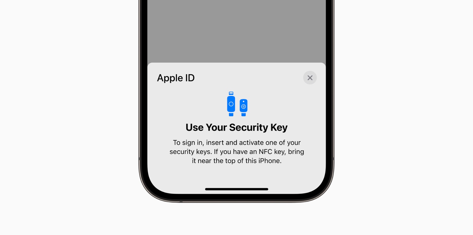 Apple ID’s Security Keys protection available with iOS 16.3 beta