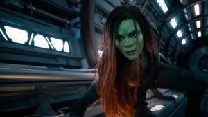 Gamora (Zoe Saldana) in Guardians of the Galaxy Vol. 3 trailer 1.