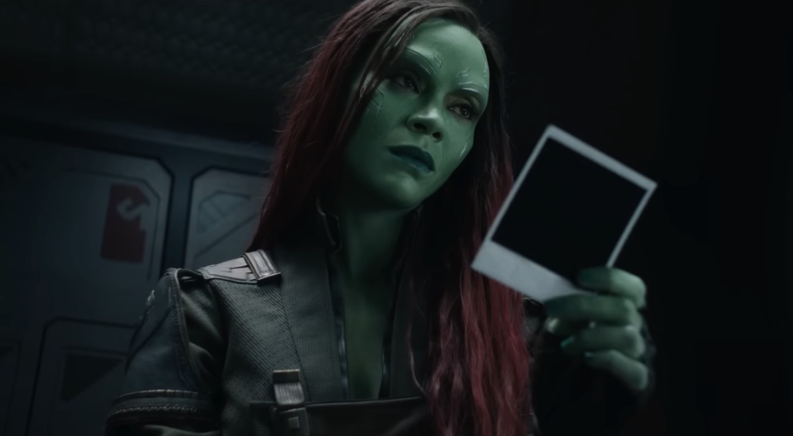 Gamora (Zoe Saldana) in Guardians of the Galaxy Volume 3 trailer 1.