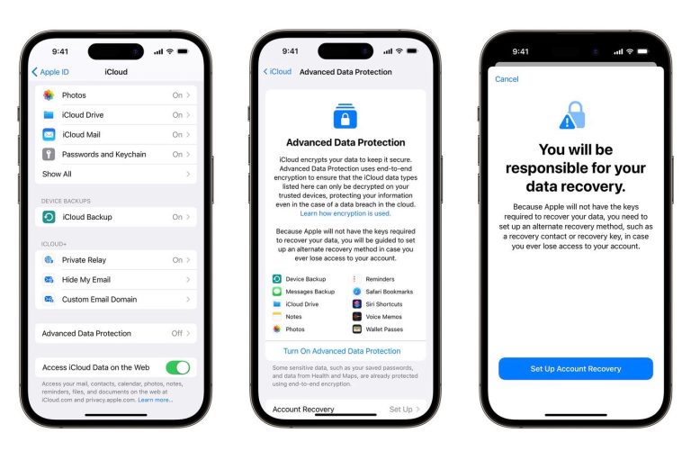 Advanced Data Protection brings end-to-end encryption to iPhone iCloud backups.