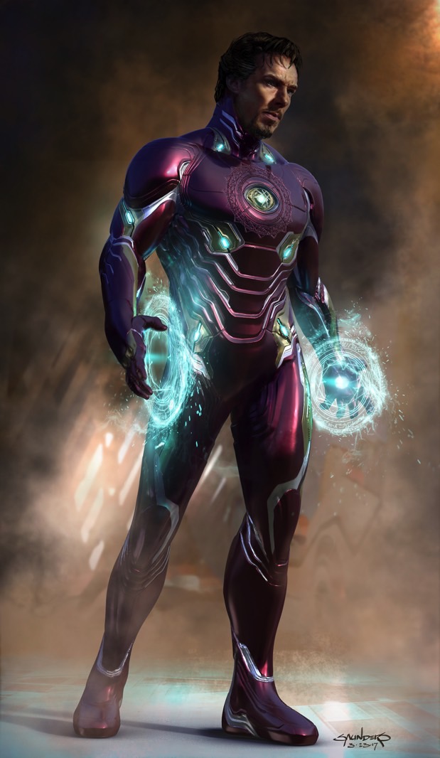 A concept art showing possible suit - Marvel Fans Forever