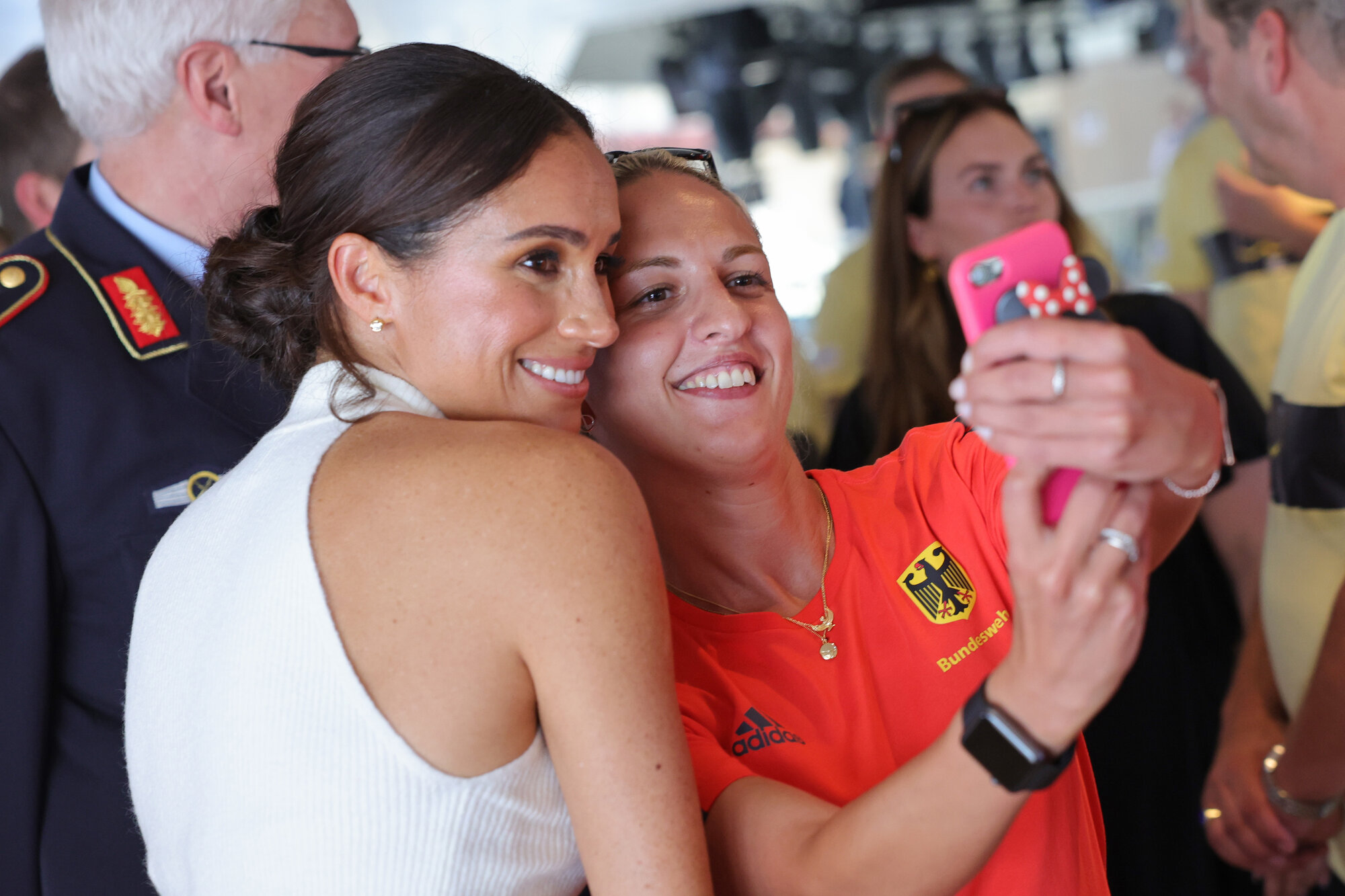 Meghan Markle and fan