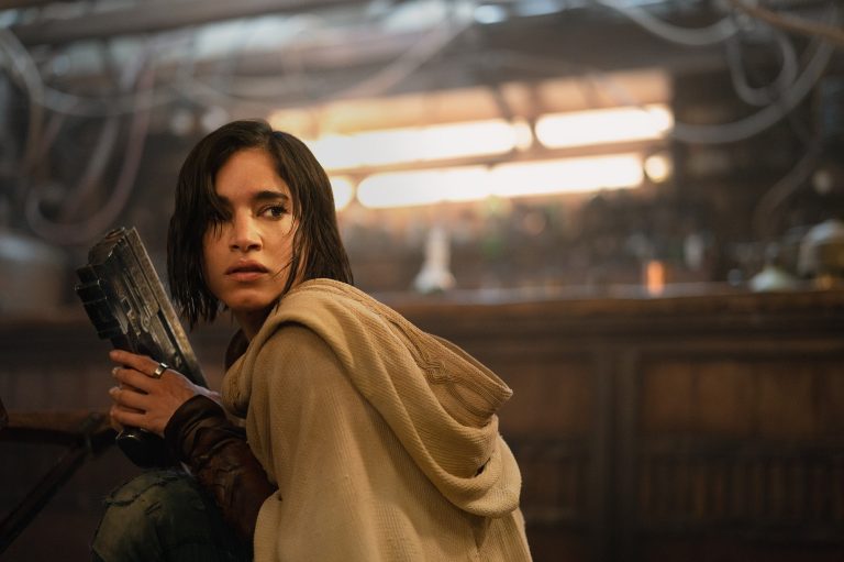 Sofia Boutella stars as Kora, the reluctant hero from a peaceful colony who is about to find she's her people's last hope, in Zack Snyder's REBEL MOON.