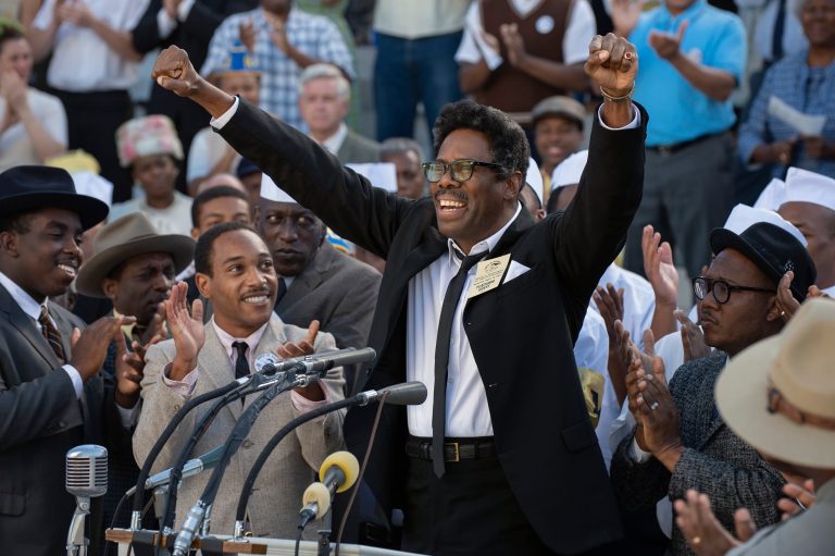 Colman Domingo as Bayard Rustin.