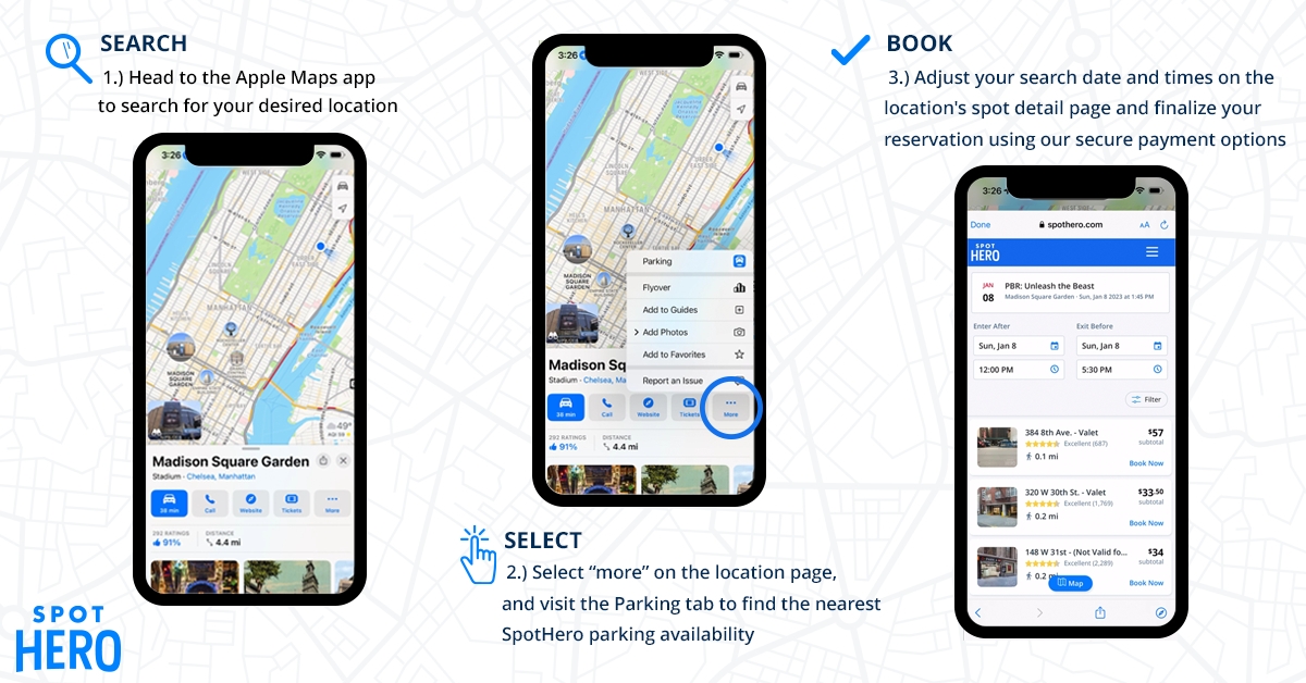 Apple Maps integrates SpotHero to make it easier to find parking