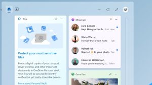 Messenger widget for Windows
