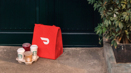 Starbucks delivery with DoorDash