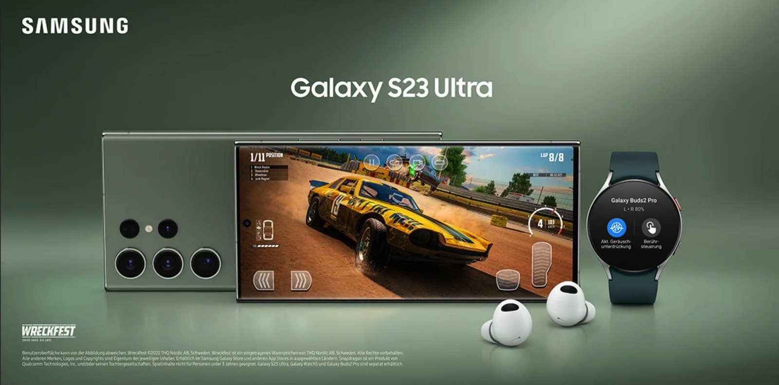 Galaxy S23 Ultra marketing materials leaked ahead of launch.