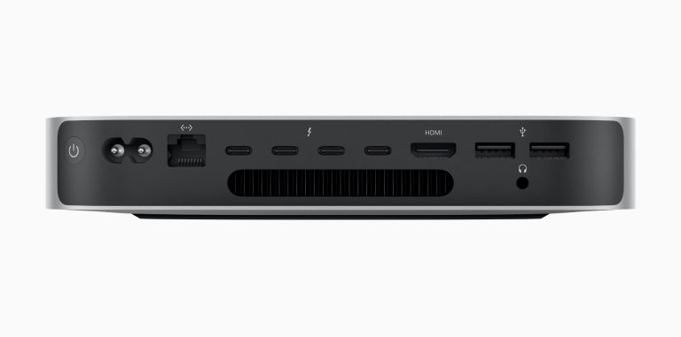 M2 Pro Mac mini back