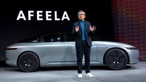 Sony Honda Afeela prototype unveiled at CES 2023.