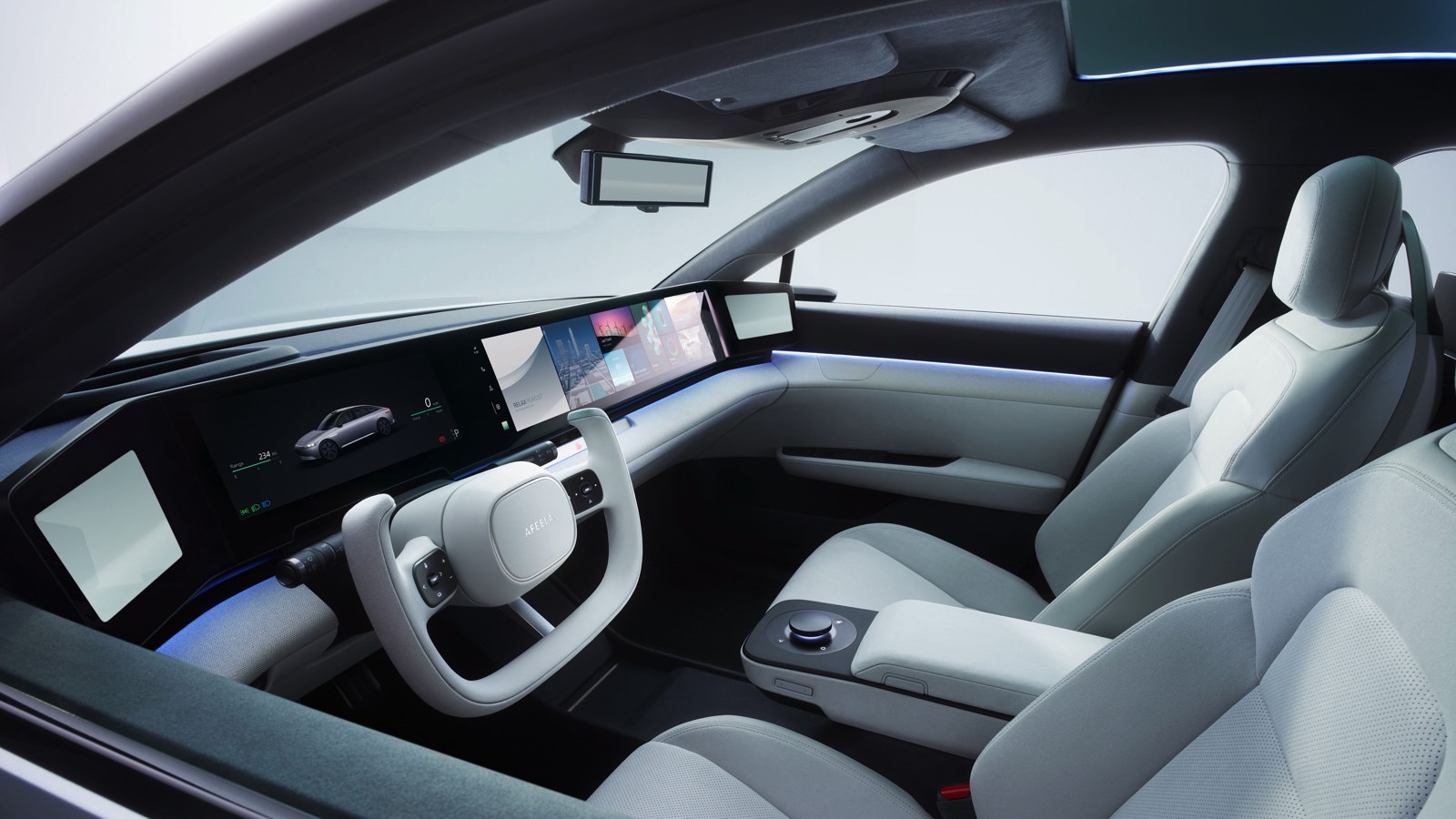 Interior of Sony-Honda's Afeela.