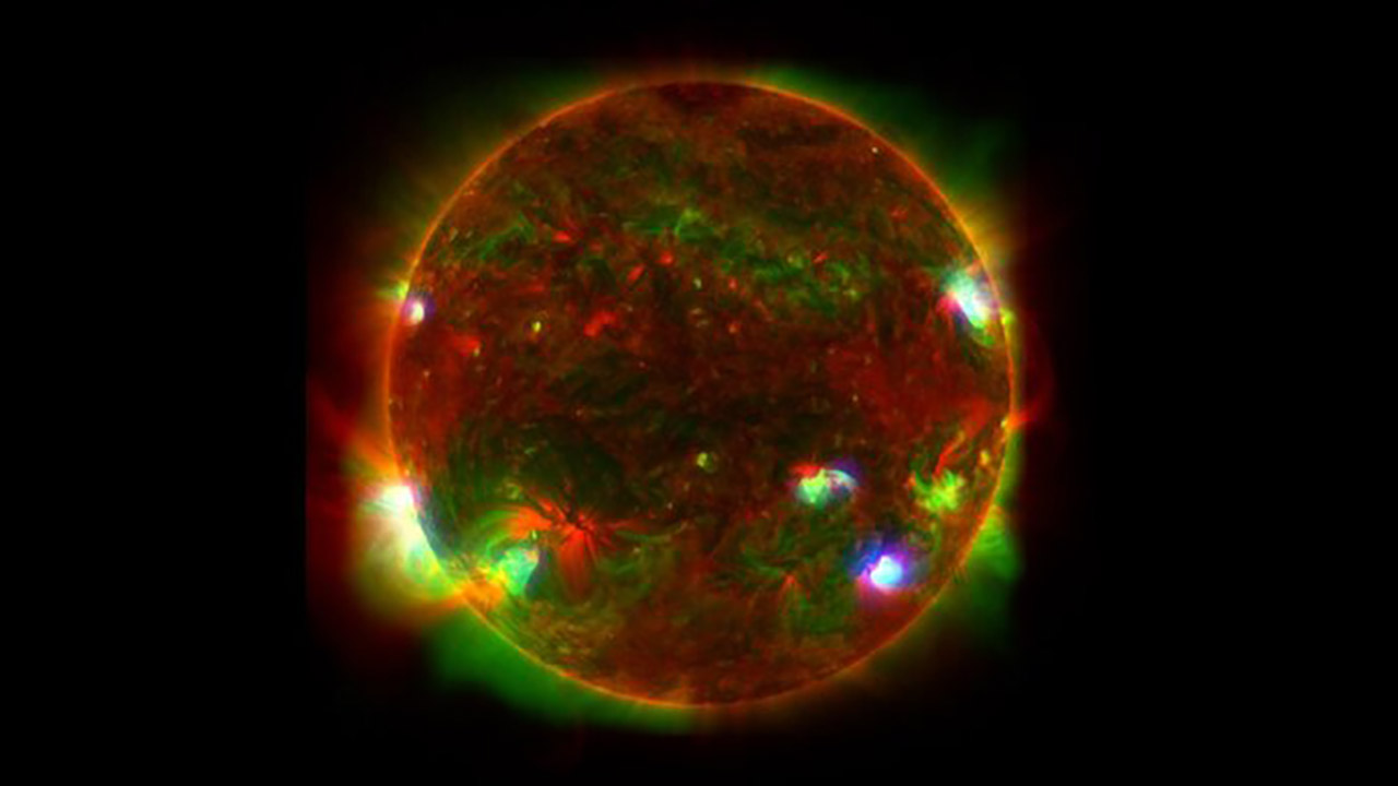 hidden light shows on the sun