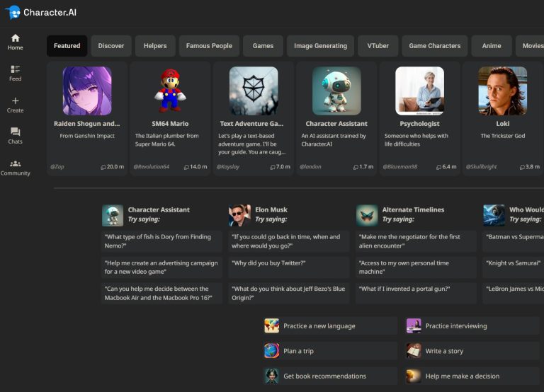 Character.AI: how to use this fun ChatGPT alternative