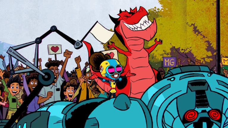 Marvel's Moon Girl and Devil Dinosaur on Disney Channel.