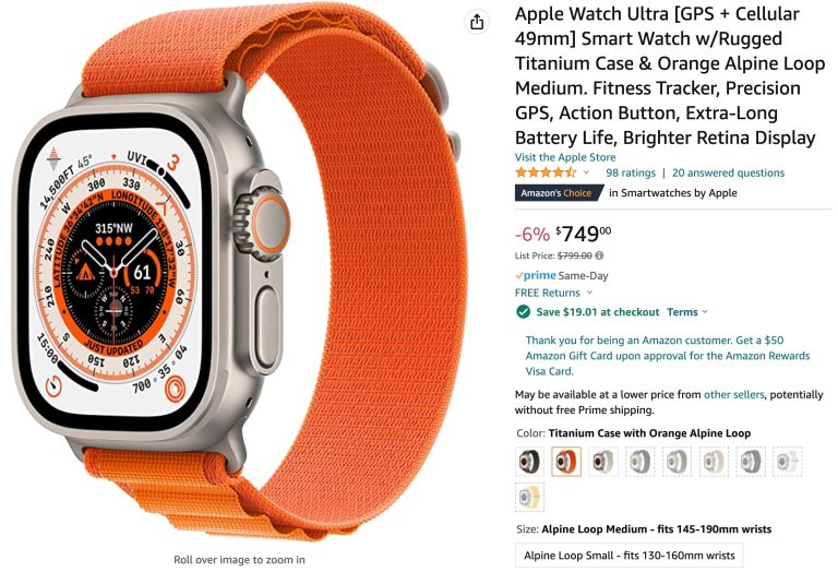 Apple Watch UltraExtra Discount