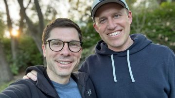 Google VR head and co-CEO of Salesforce Clay Bavor and Bret Taylor