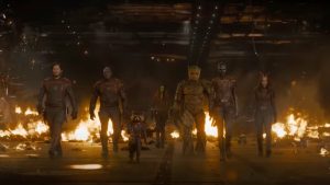 The Guardians of the Galaxy team in Vol. 3 trailer 2.