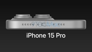 iPhone 15 Pro render reveals USB-C charging port.