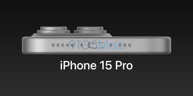 iPhone 15 Pro render reveals USB-C charging port.