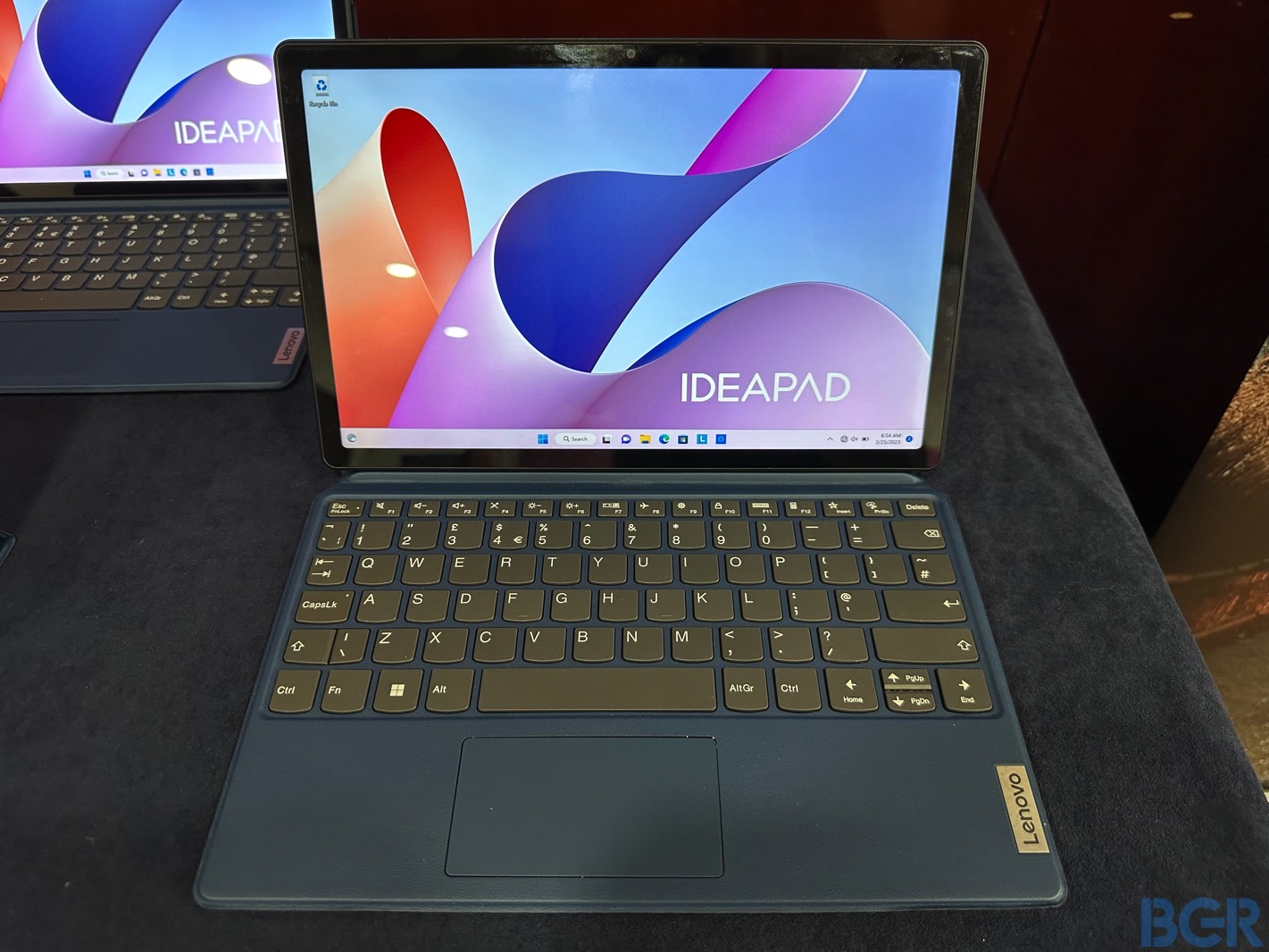 Lenovo IdeaPad Duet 3i convertible shown at MWC 2023.