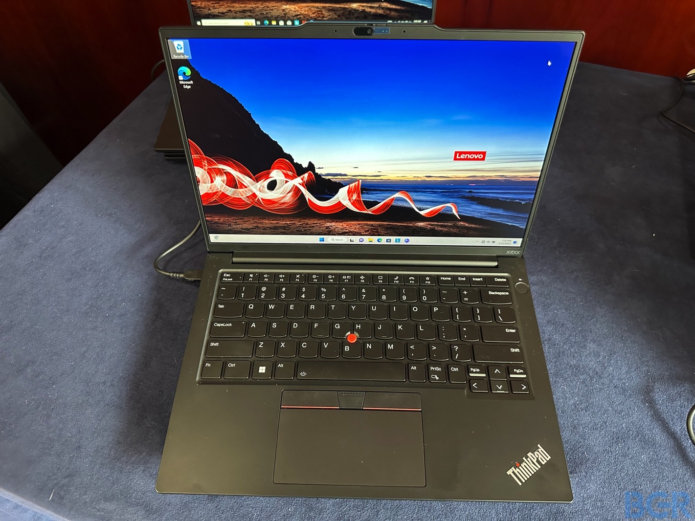 Lenovo ThinkPad E14 Gen 5 shown at MWC 2023.