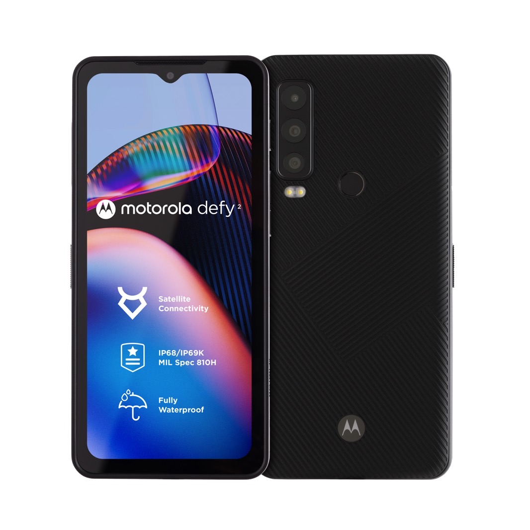 Motorola Defy 2 front and back design.