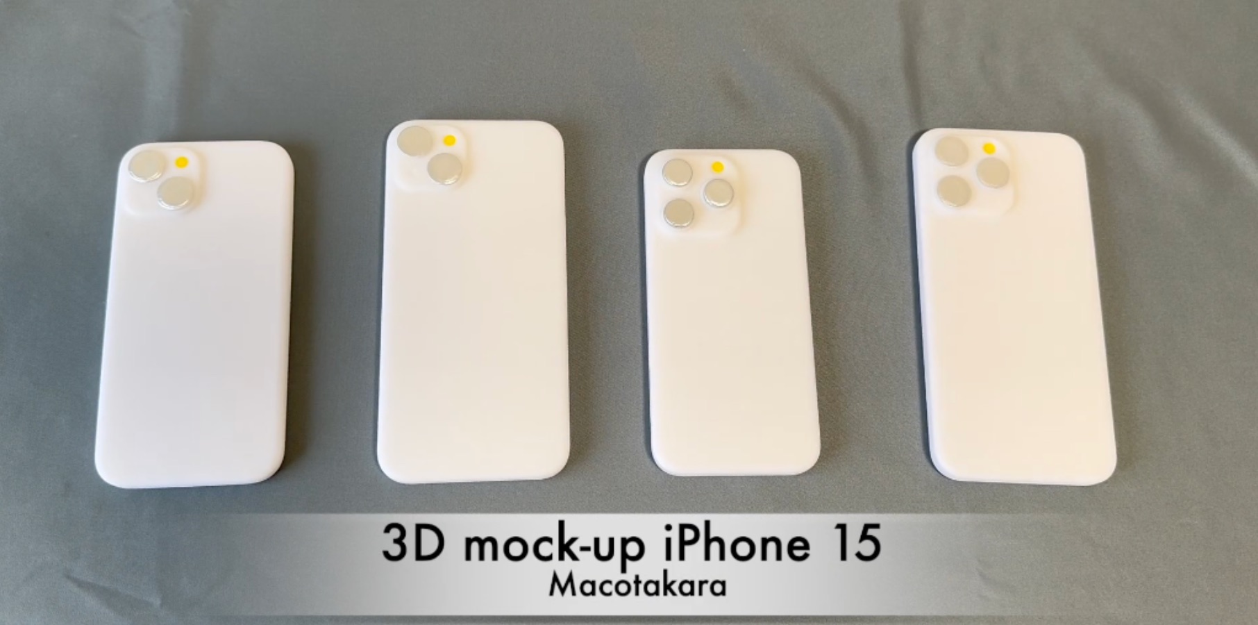 3D-printed iPhone 15 dummy models show current cases won’t fit