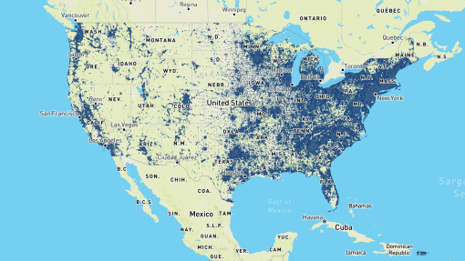 Amazon Sidewalk coverage in the United States